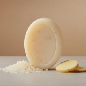 Handmade Rice Potato Soap for Even Skin Tone & Dark Spots | Brightening Formula