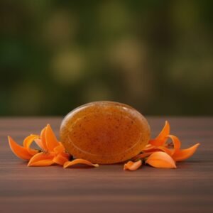 Handmade Kesudo (Palash) Flower Soap for Skin Glow | Natural & Brightening