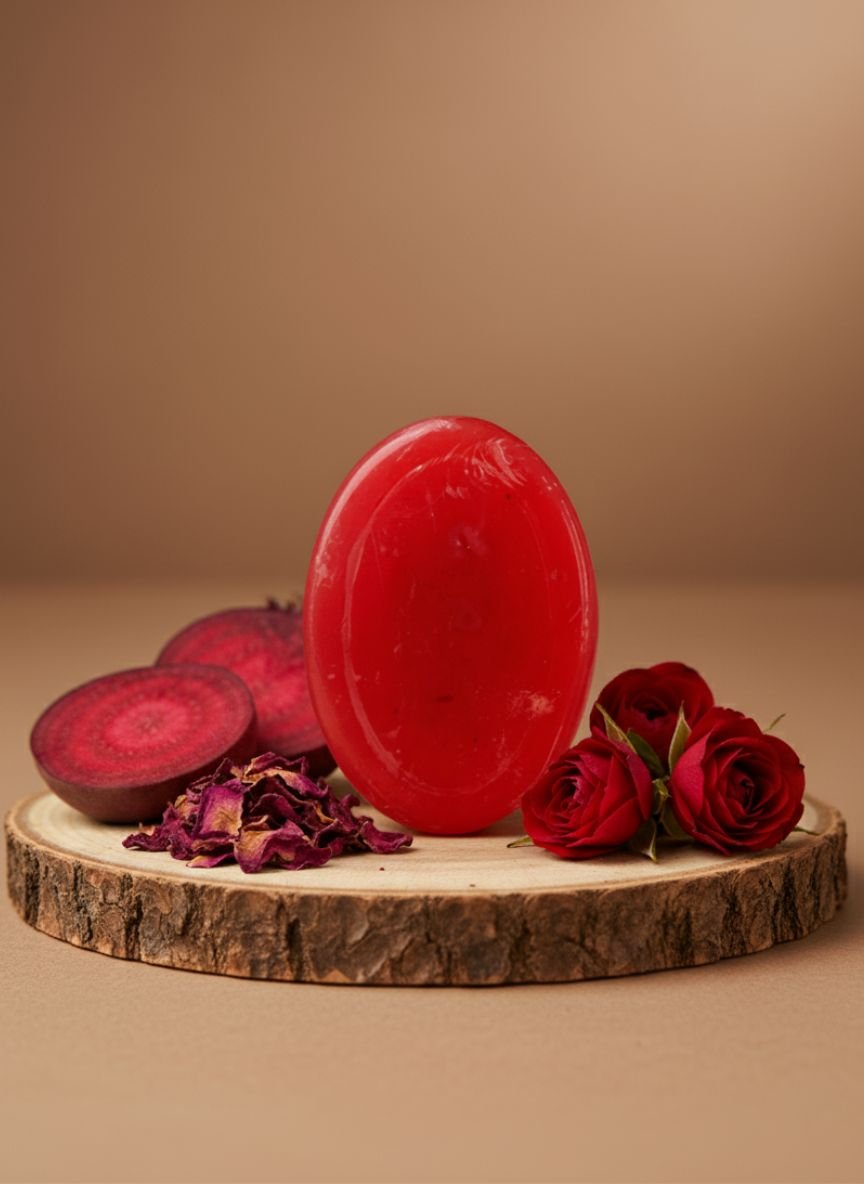 Natural Rose Beetroot Soap