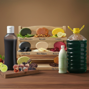 Vaidayu Chemical-Free Home Kit: Sulphate & Paraben-Free Essentials (Skin, Hair, & Home)