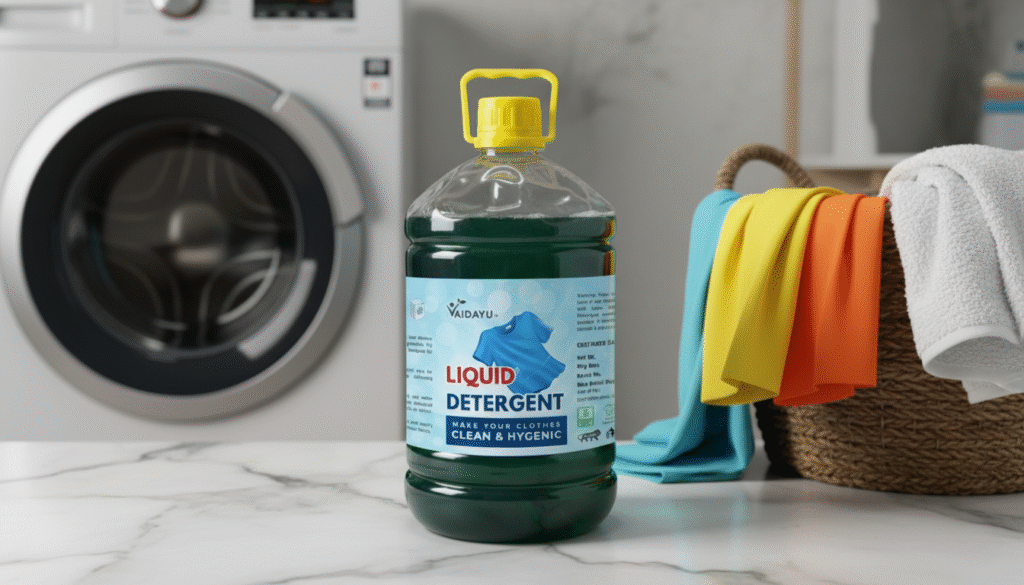 premium quality liquid detergent for front load and top load washing machines