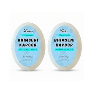 handmade Bhimseni Kapoor natural soap 2x Combo pack 100g each