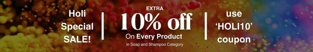 Vaidayu Natural Soap and Herbal Shampoo Website online Holi Special Discount offer