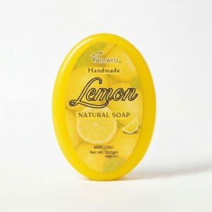 Lemon Handmade Soap – Vitamin C for Skin Brightening, Oil Control & Freshness (100g)