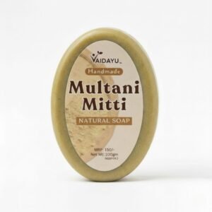 Multani Mitti Handmade Soap – For Acne Control, Oil Balance & Glowing Skin (100g)